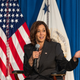 AUSTIN, TEXAS - OCTOBER 08: Vice President Harris joins NARAL Pro-Choice America President, Mini Timmaraju and Groundswell Fund Senior Capacity Building Director, Julieta Garibay for a moderated discussion on reproductive rights at LBJ Presidential Library on October 08, 2022 in Austin, Texas.